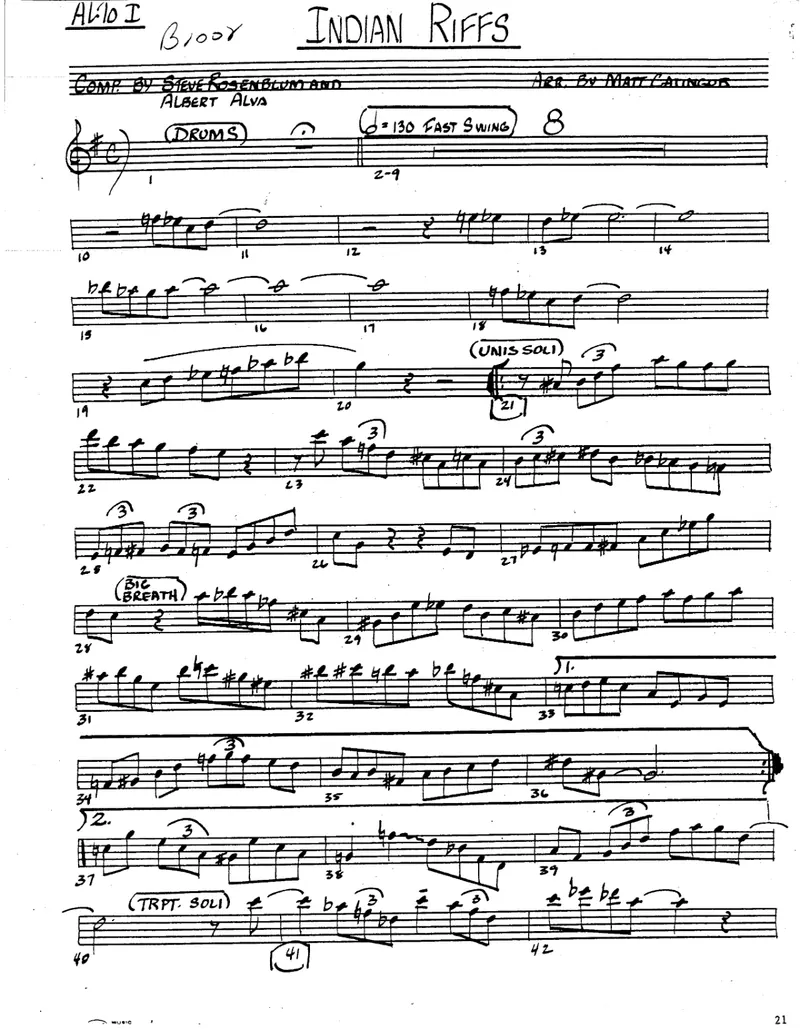 Indian Riffs score preview