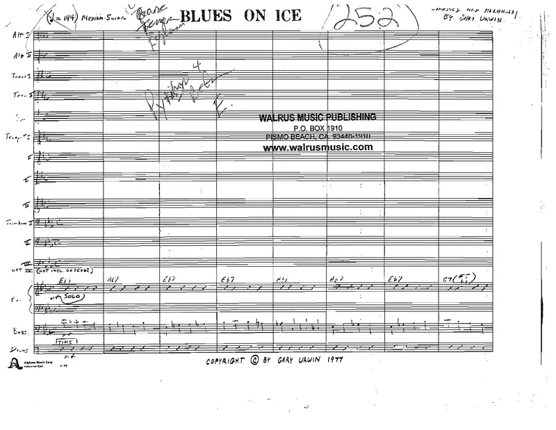 Blues On Ice score preview
