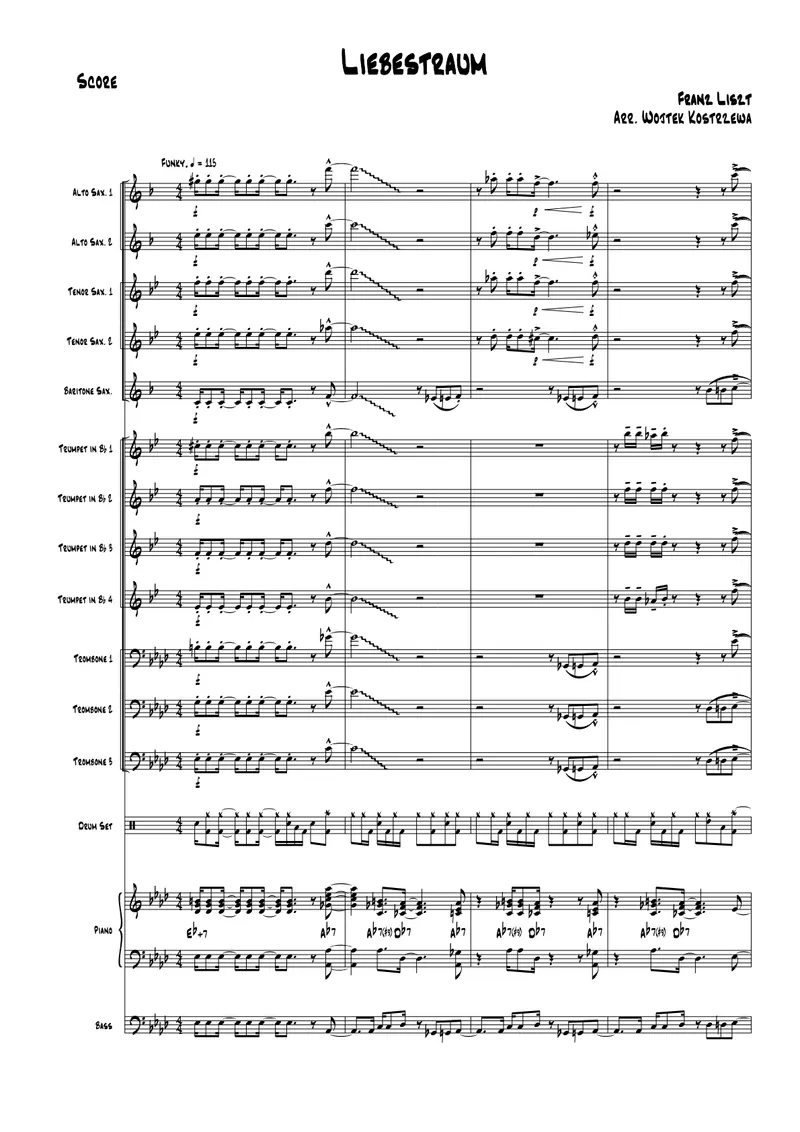 Liebestraum score preview