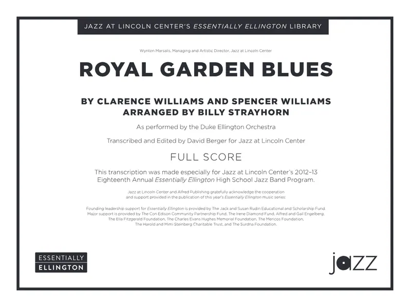 Royal Garden Blues preview page 1