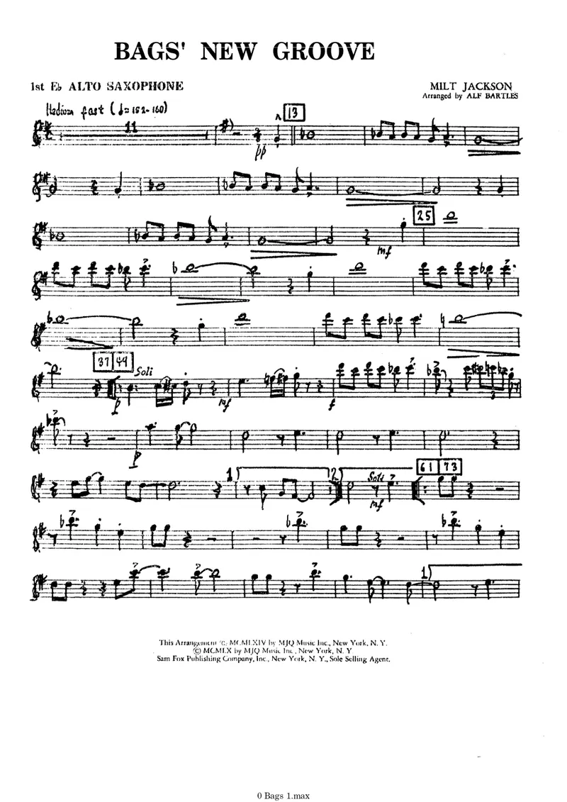 Bags' New Groove score preview