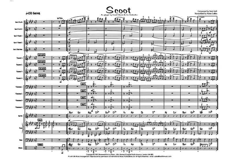 Scoot score preview