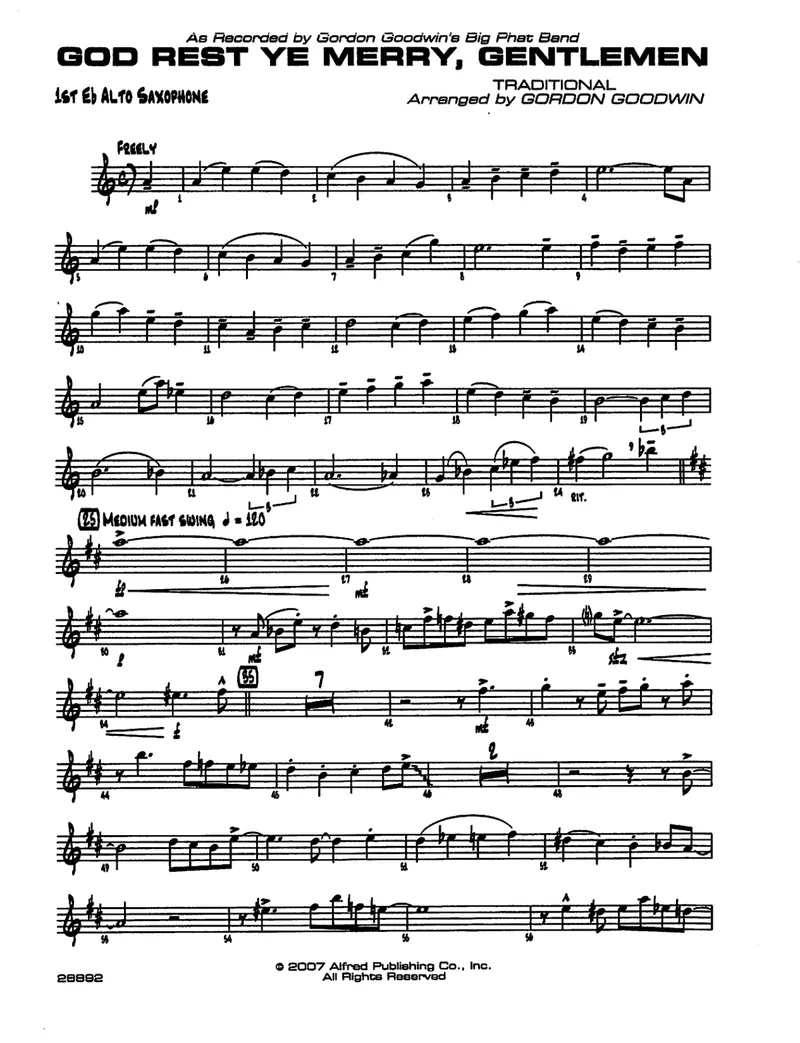 God Rest Ye Merry, Gentlemen score preview