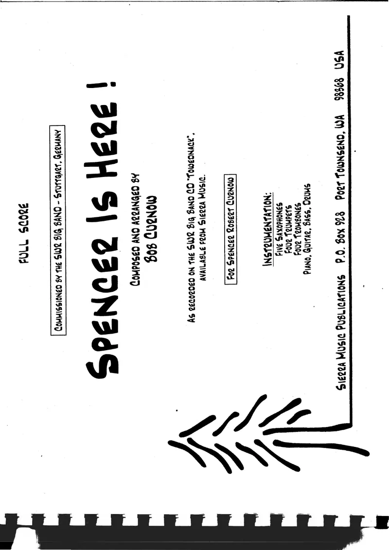 Spencer Is Here score preview