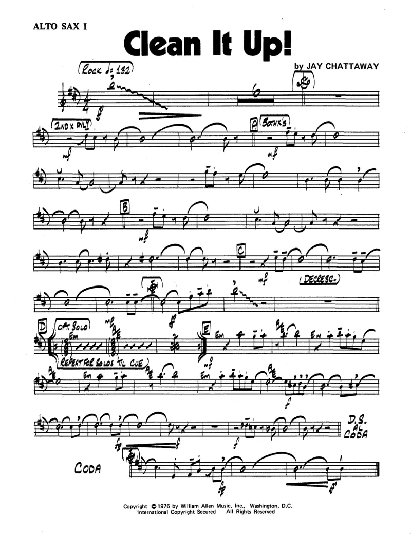 Clean It Up! score preview