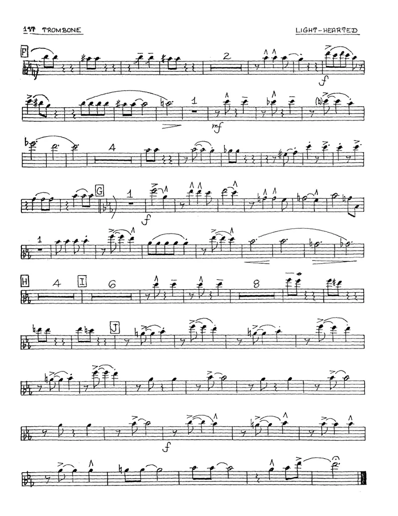 Light-Hearted score preview