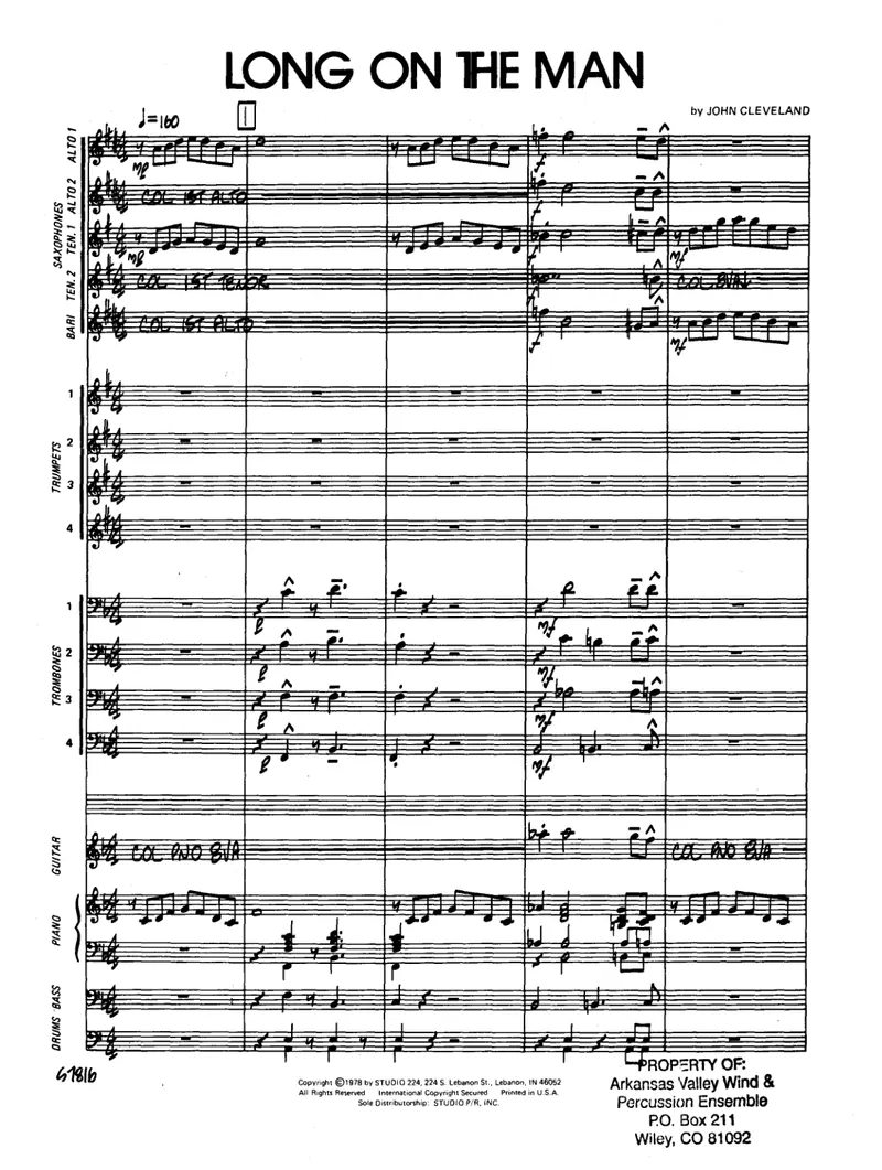 Long On The Man preview page 1