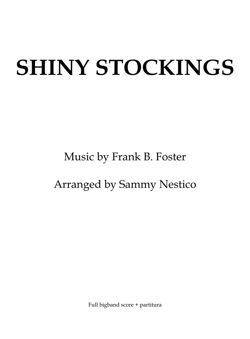 Shiny Stockings score preview