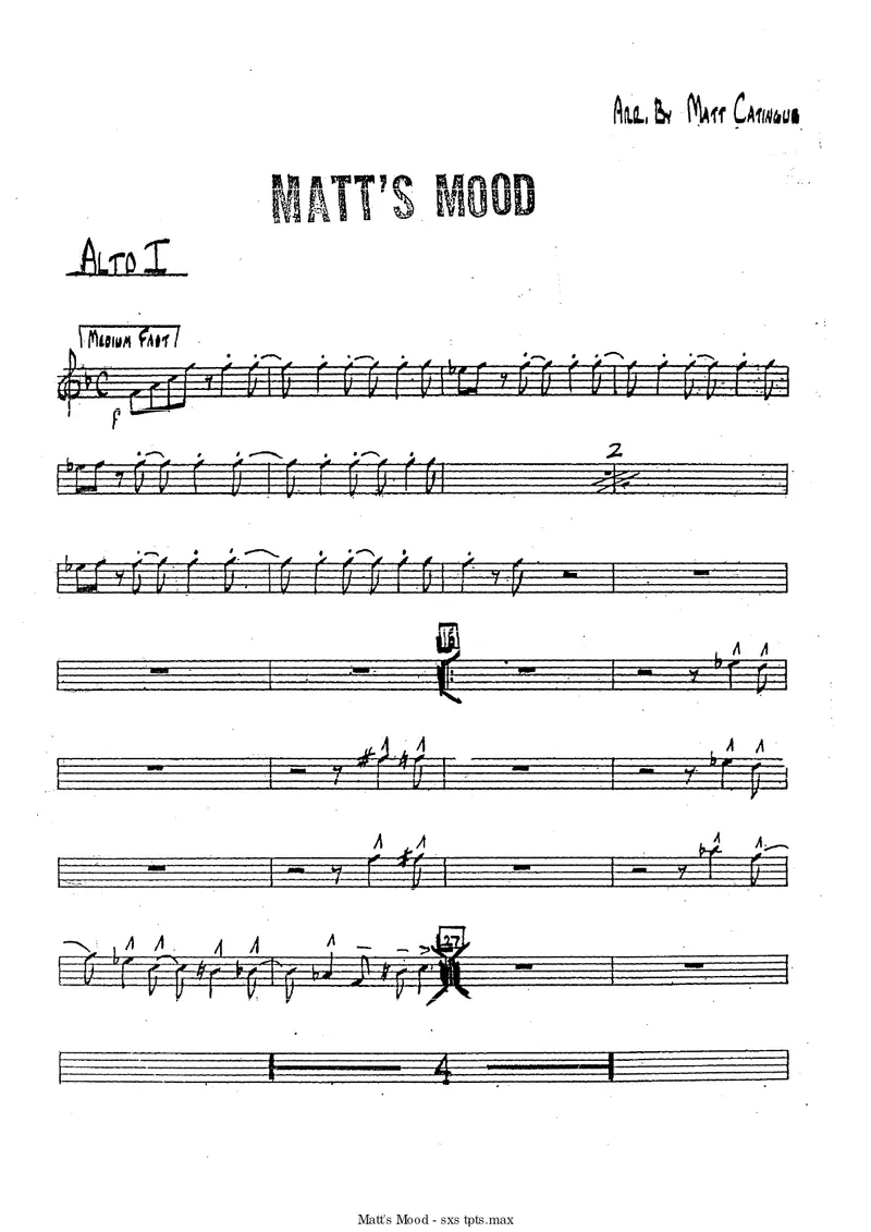 Matt's Mood score preview