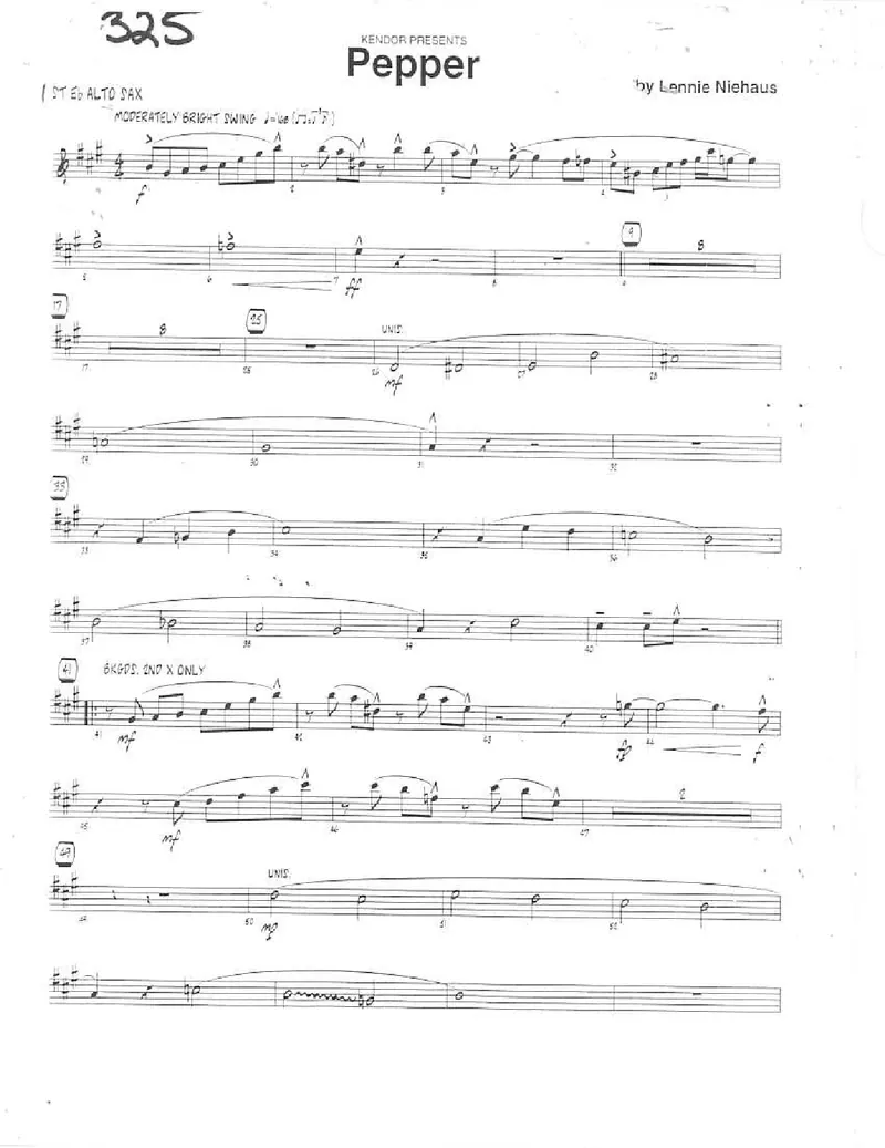 Pepper score preview