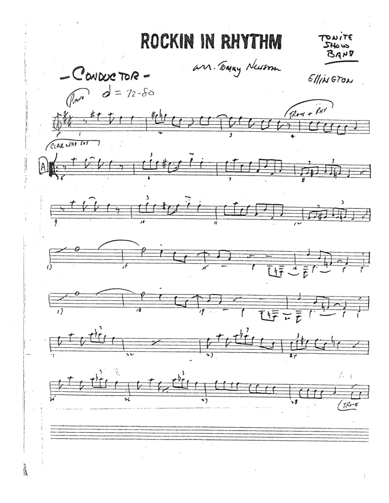 Rockin' In Rhythm score preview