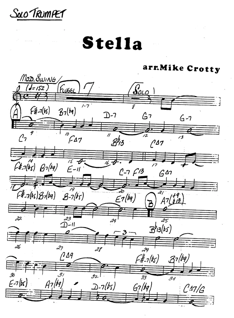 Stella By Starlight score preview