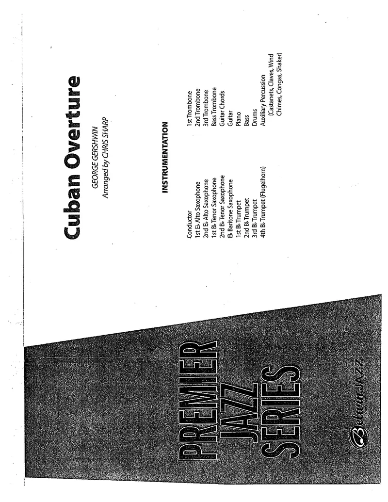 Cuban Overture score preview