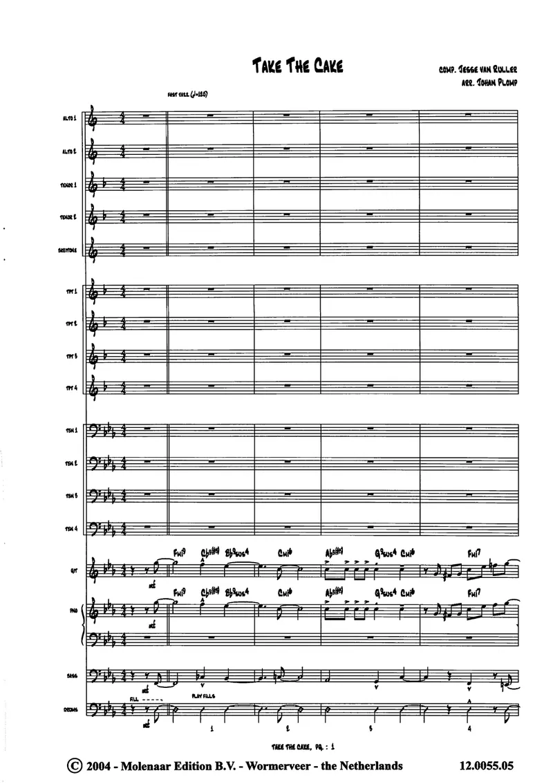 Take The Cake score preview