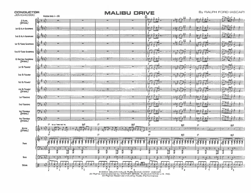 Malibu Drive score preview