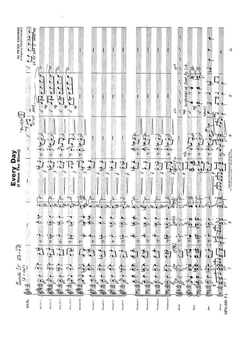 Every Day I Have The Blues score preview