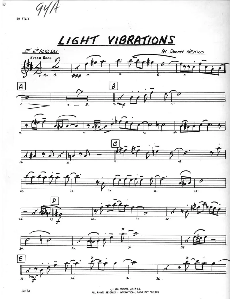 Light Vibrations score preview
