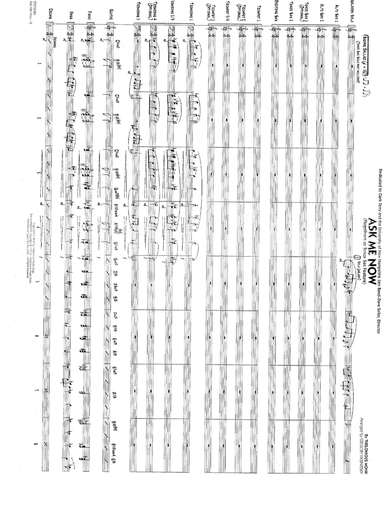 Ask Me Now score preview