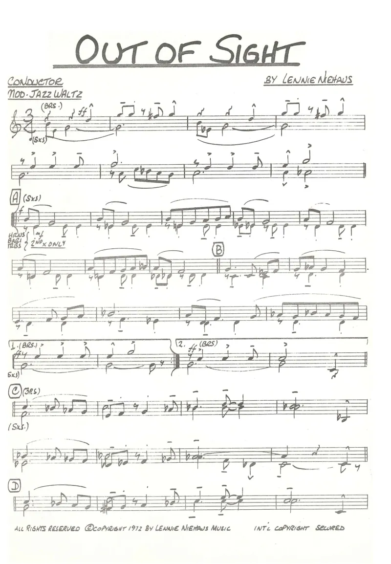 Out Of Sight score preview