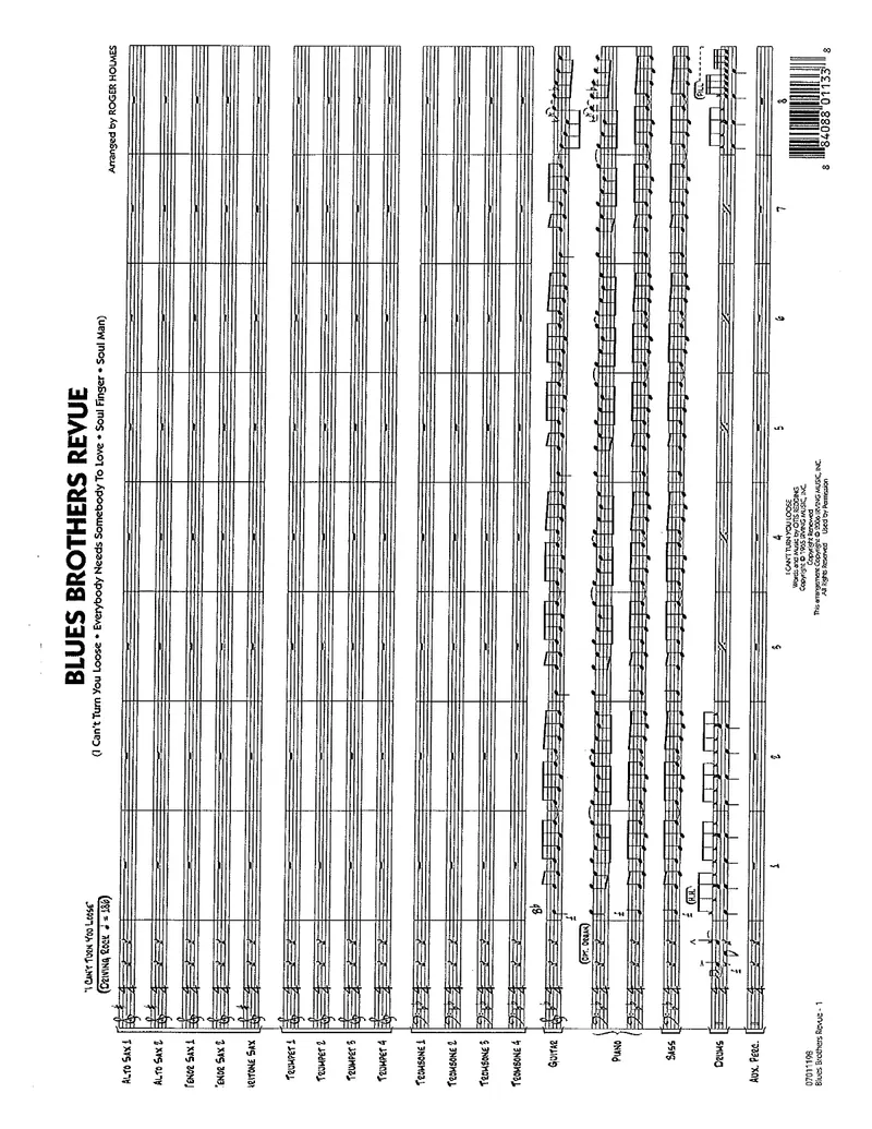 Blues Brothers Revue score preview