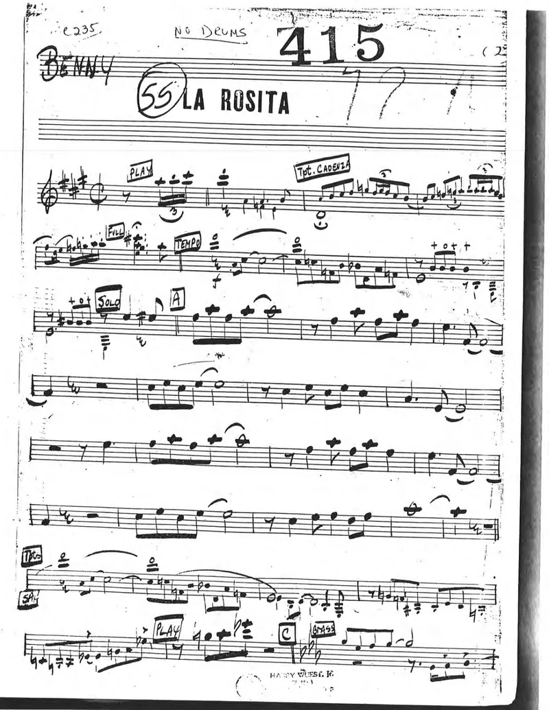La Rosita score preview