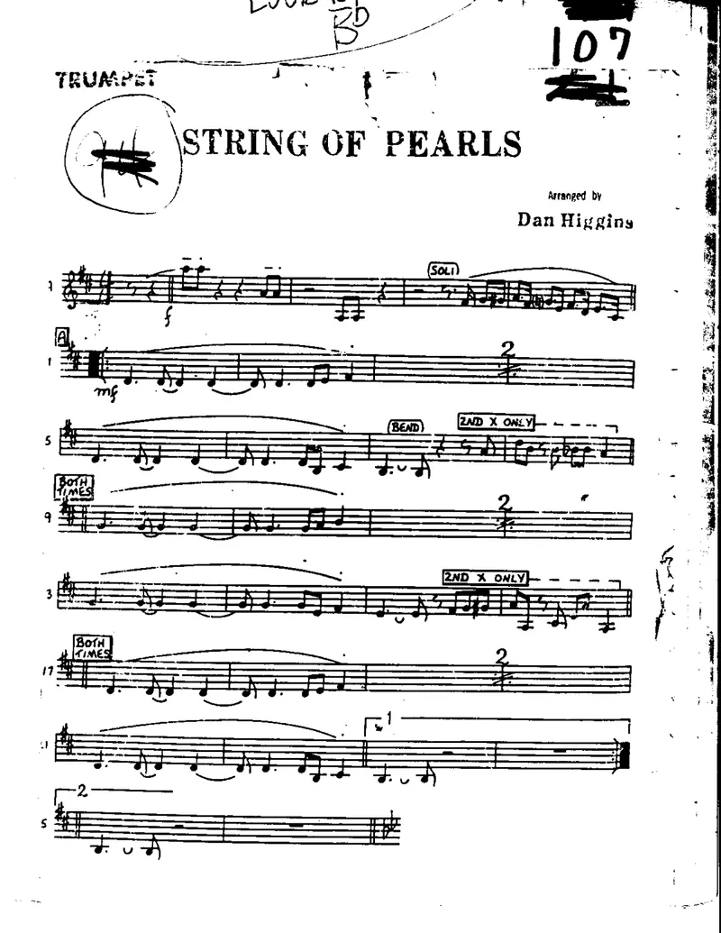 String Of Pearls score preview