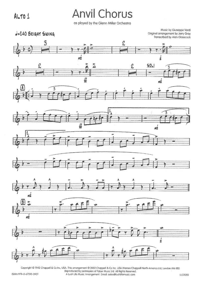 Anvil Chorus score preview