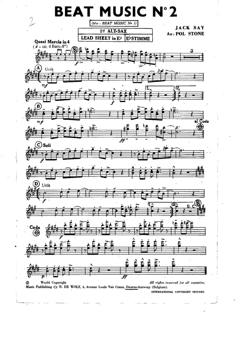Beat Music N 2 (Pol Stone) score preview