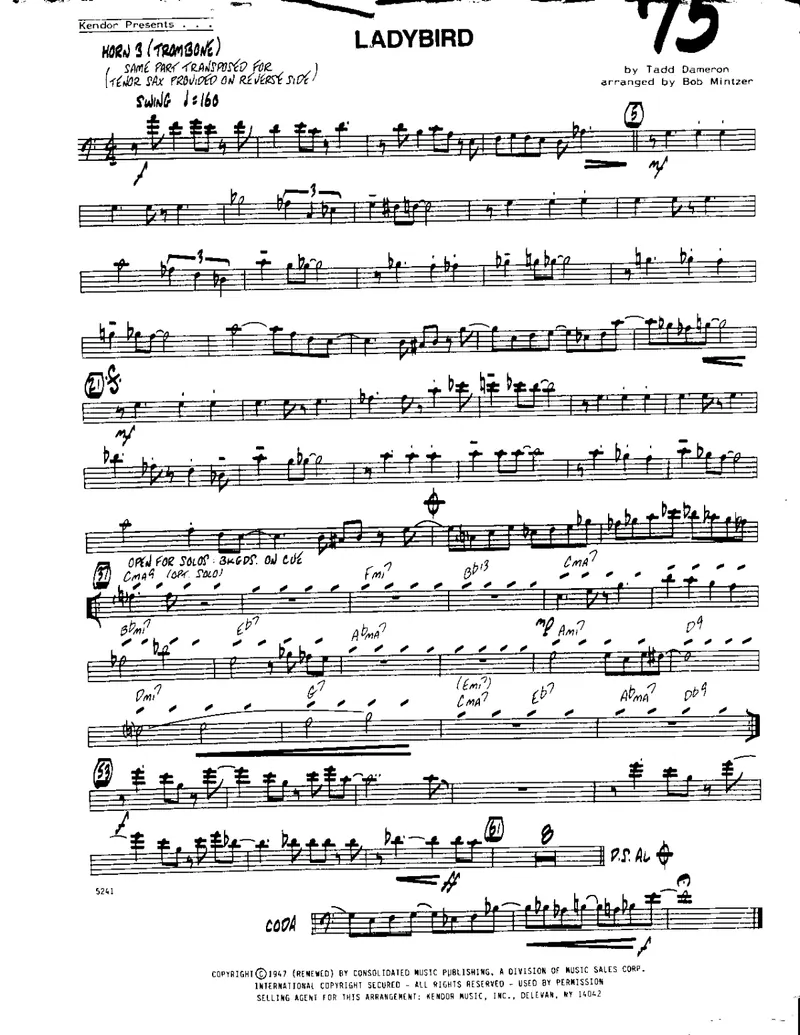 Ladybird score preview