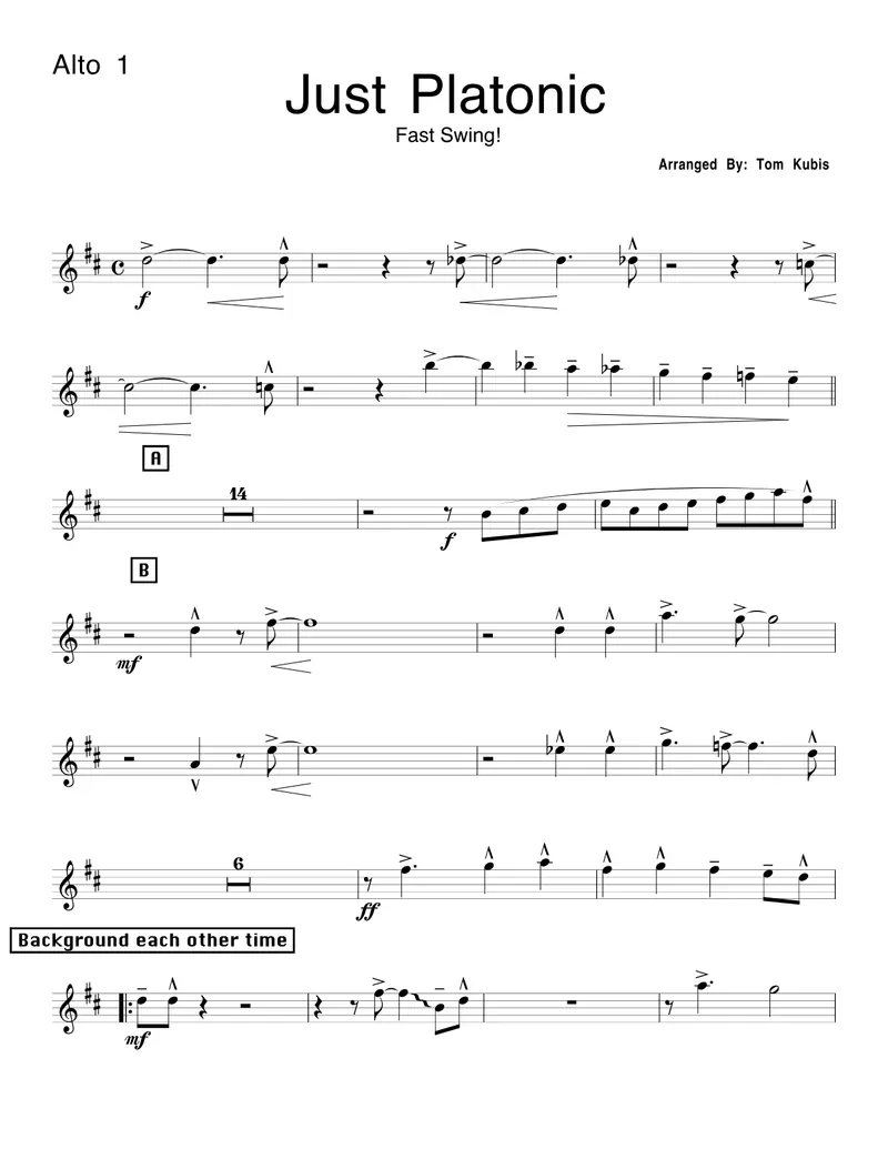 Just Platonic score preview