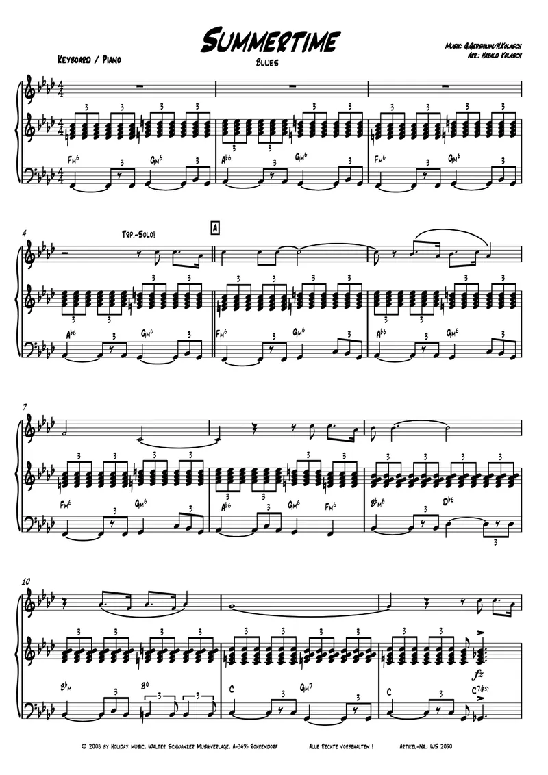 Summertime score preview