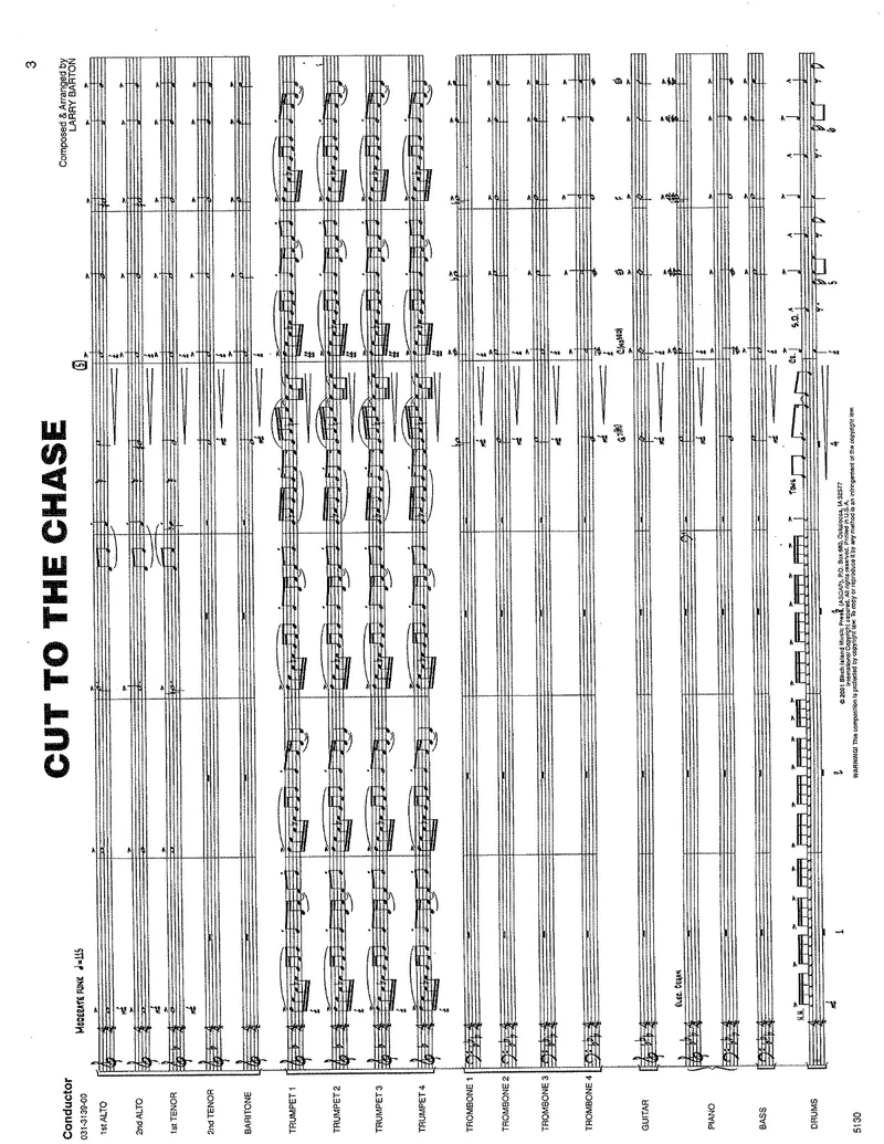 Cut To The Chase score preview
