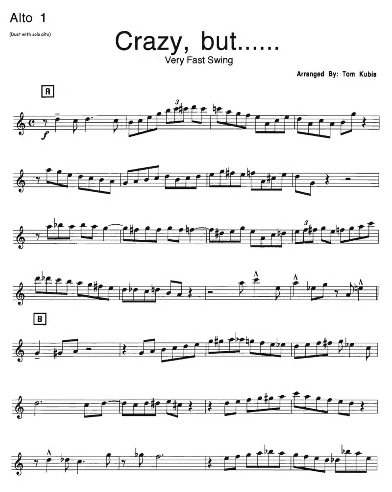 Crazy, But.... score preview