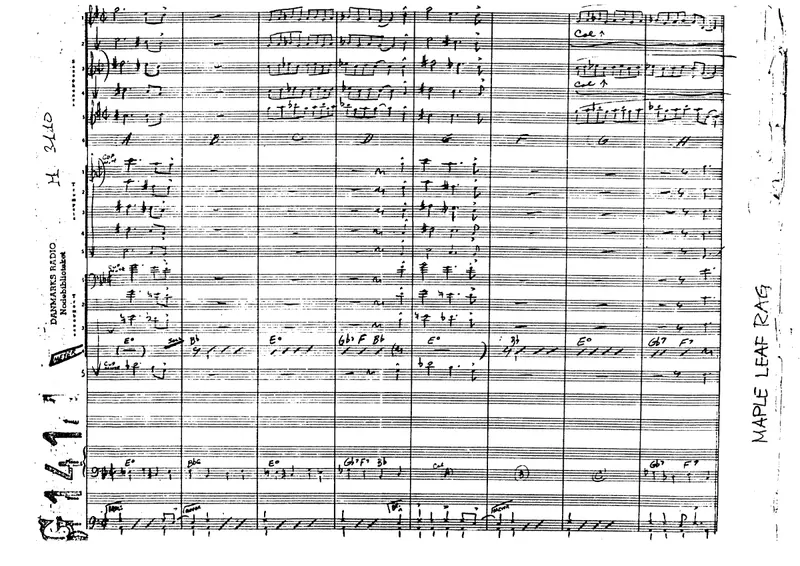 Maple Leaf Rag score preview