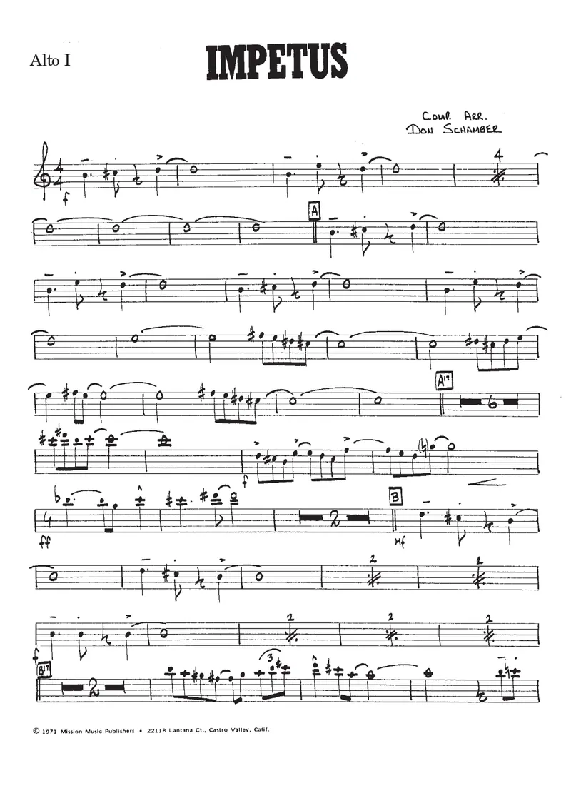 Impetus score preview