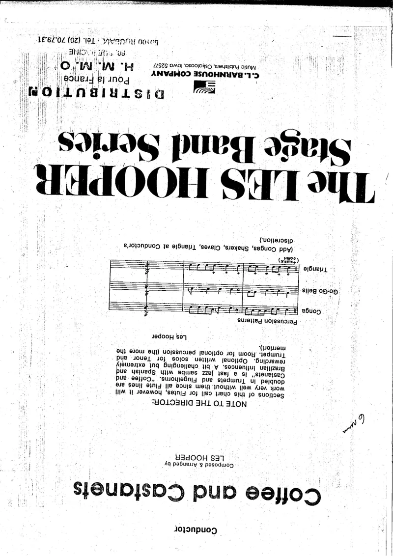 Coffee And Castanets score preview