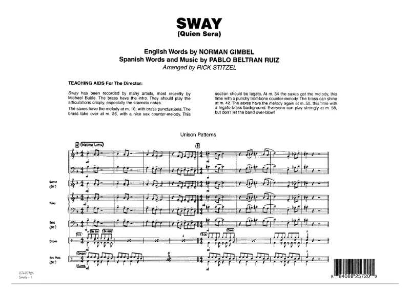 Sway score preview