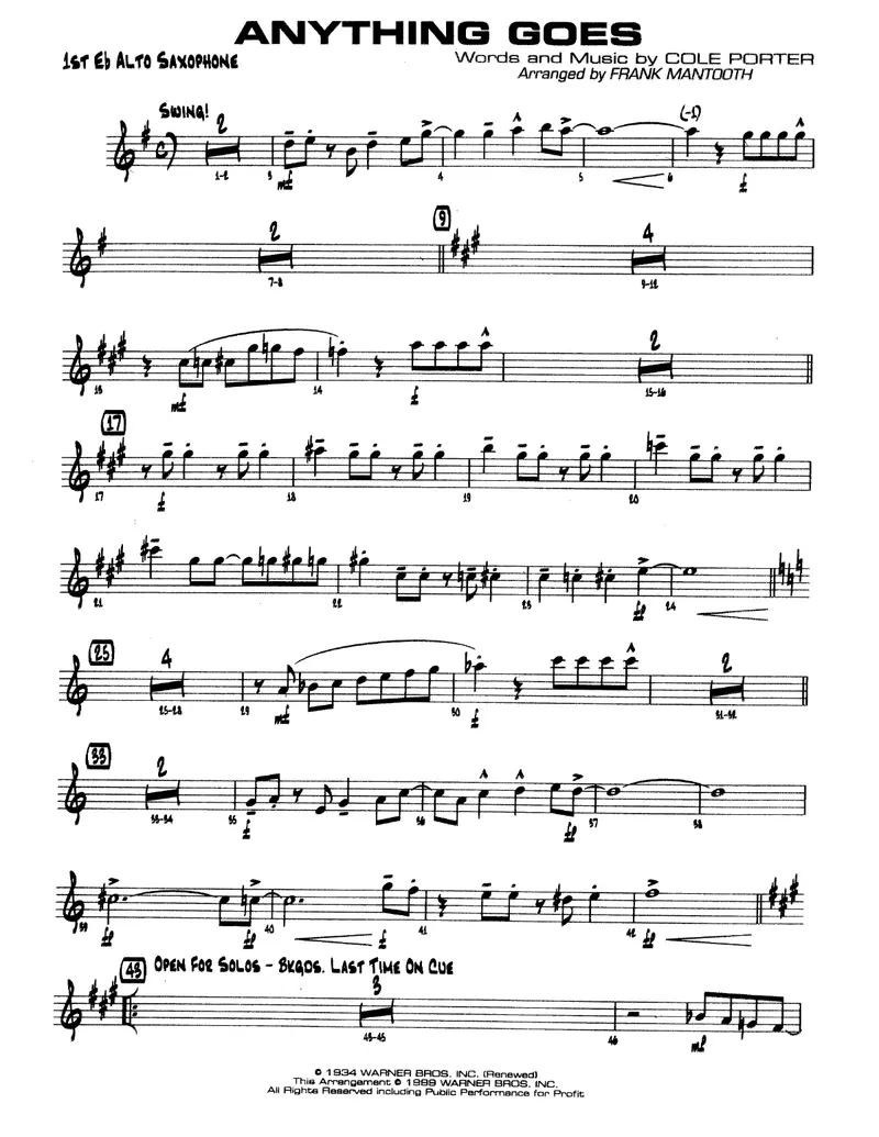 Anything Goes preview page 1