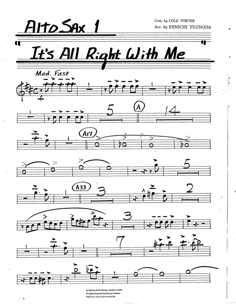 It's All Right With Me preview page 1