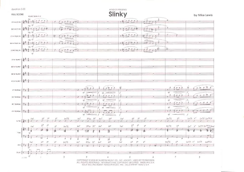 Slinky score preview