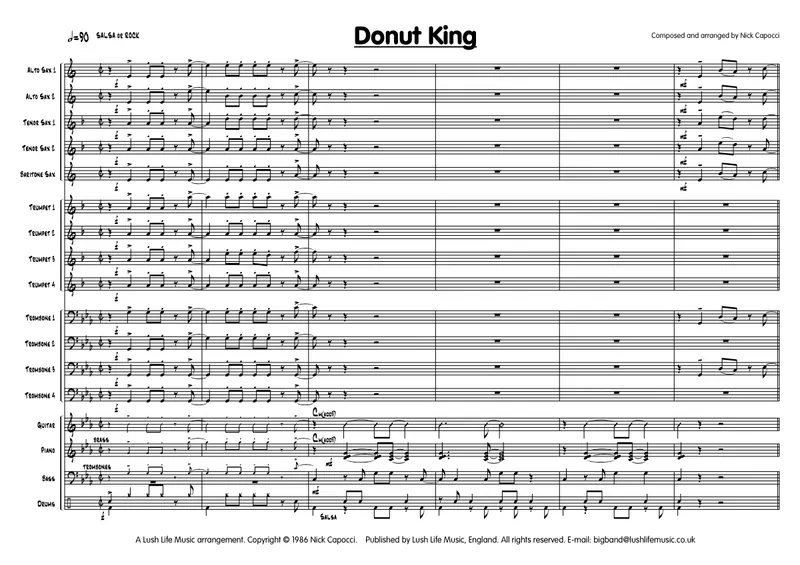 Donut King score preview