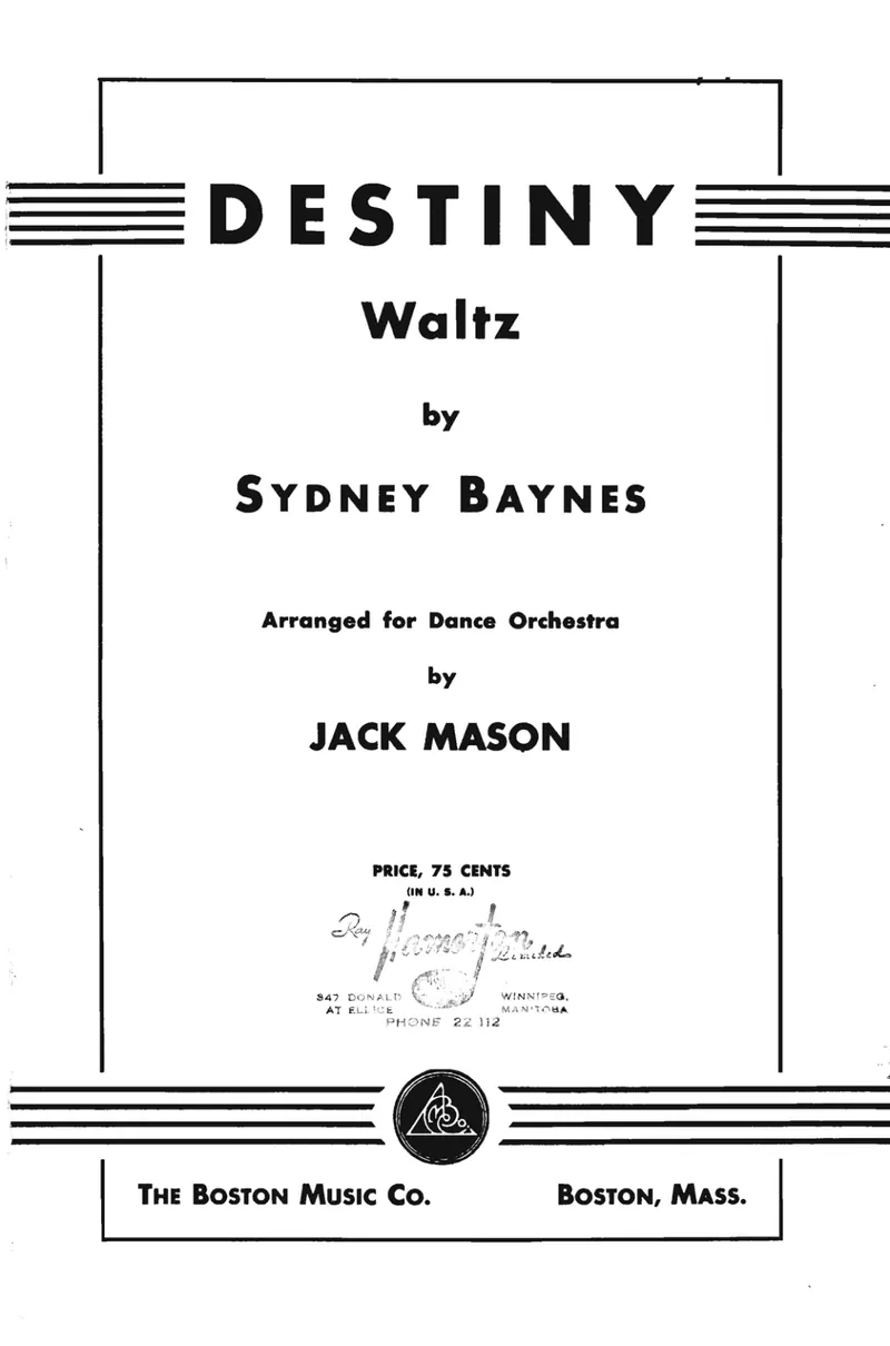 Destiny score preview