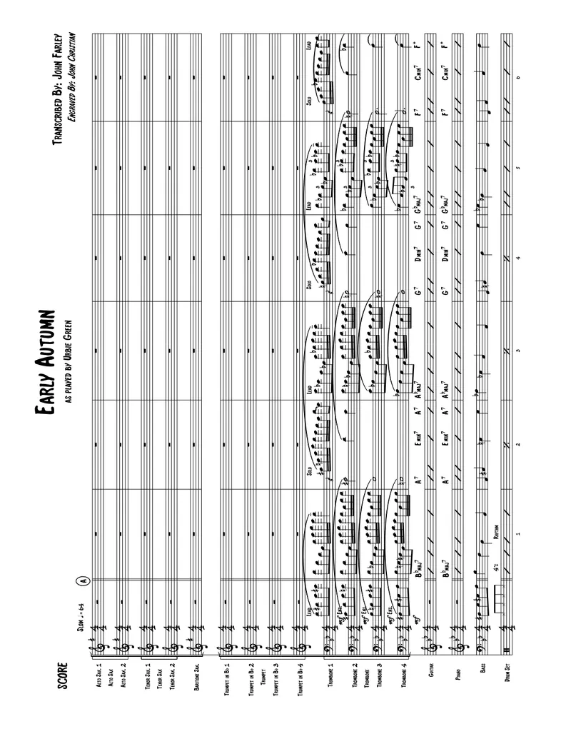 Early Autumn score preview