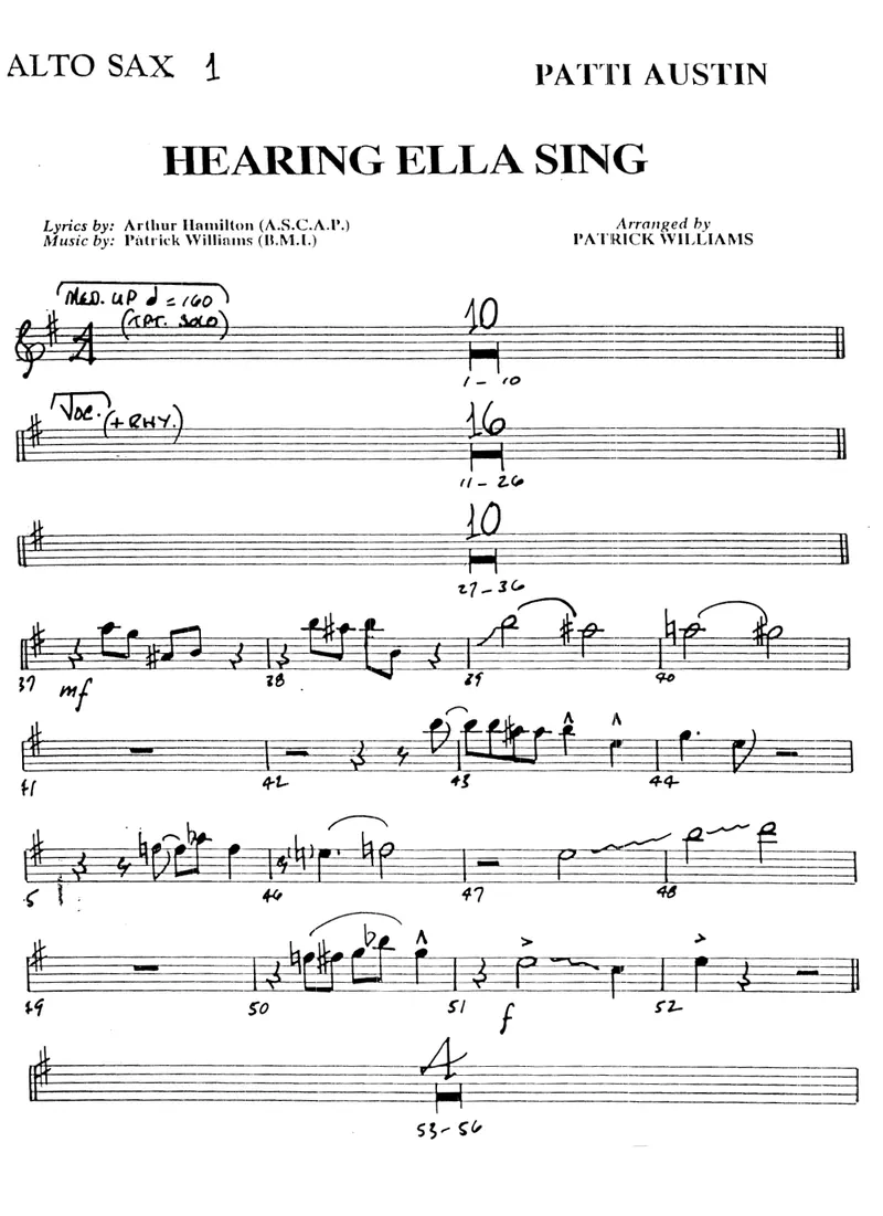 Hearing Ella Sing score preview
