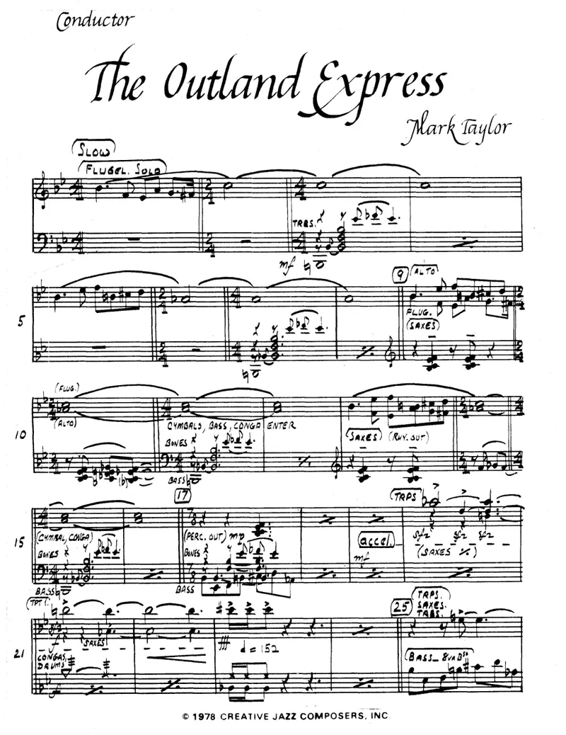 The Outland Express score preview
