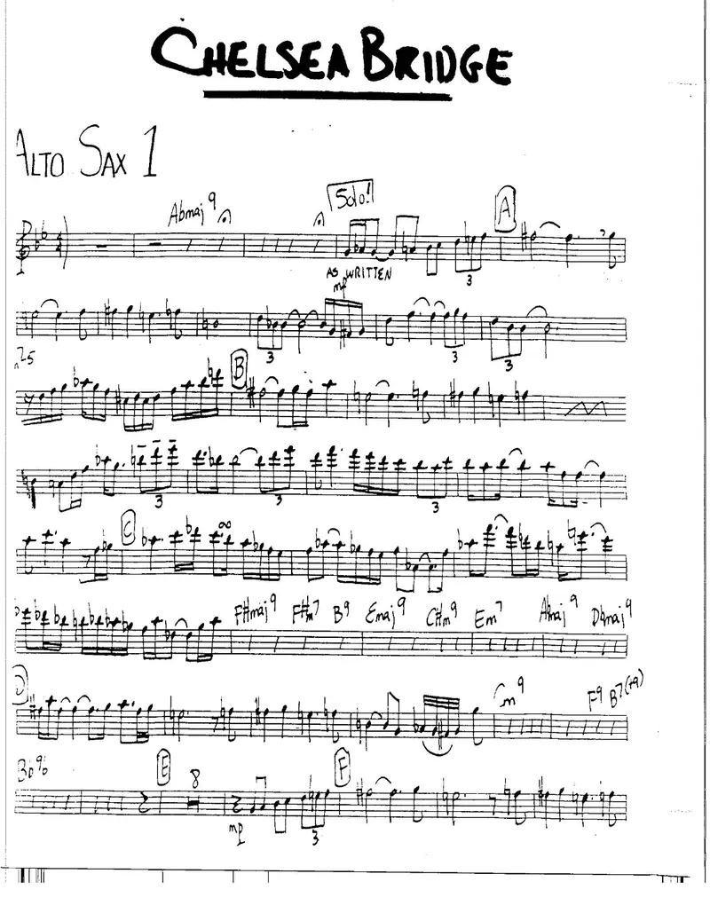Chelsea Bridge score preview