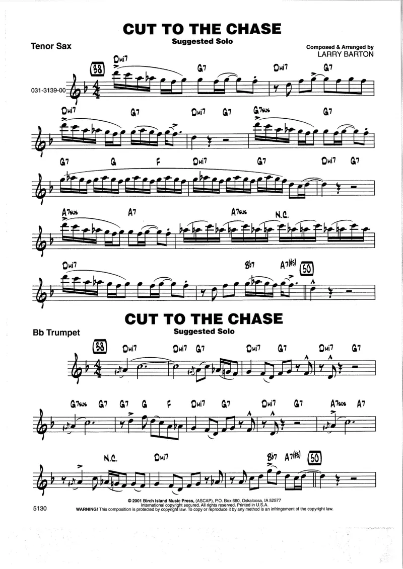 The Сut To The Chase score preview