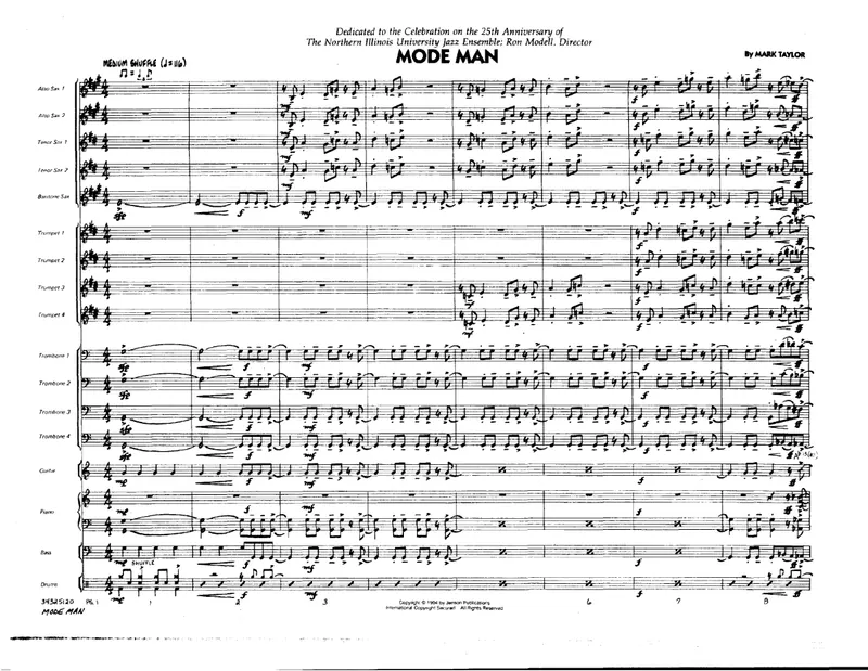 Mode Man score preview