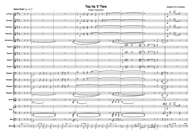 Take The A Train score preview