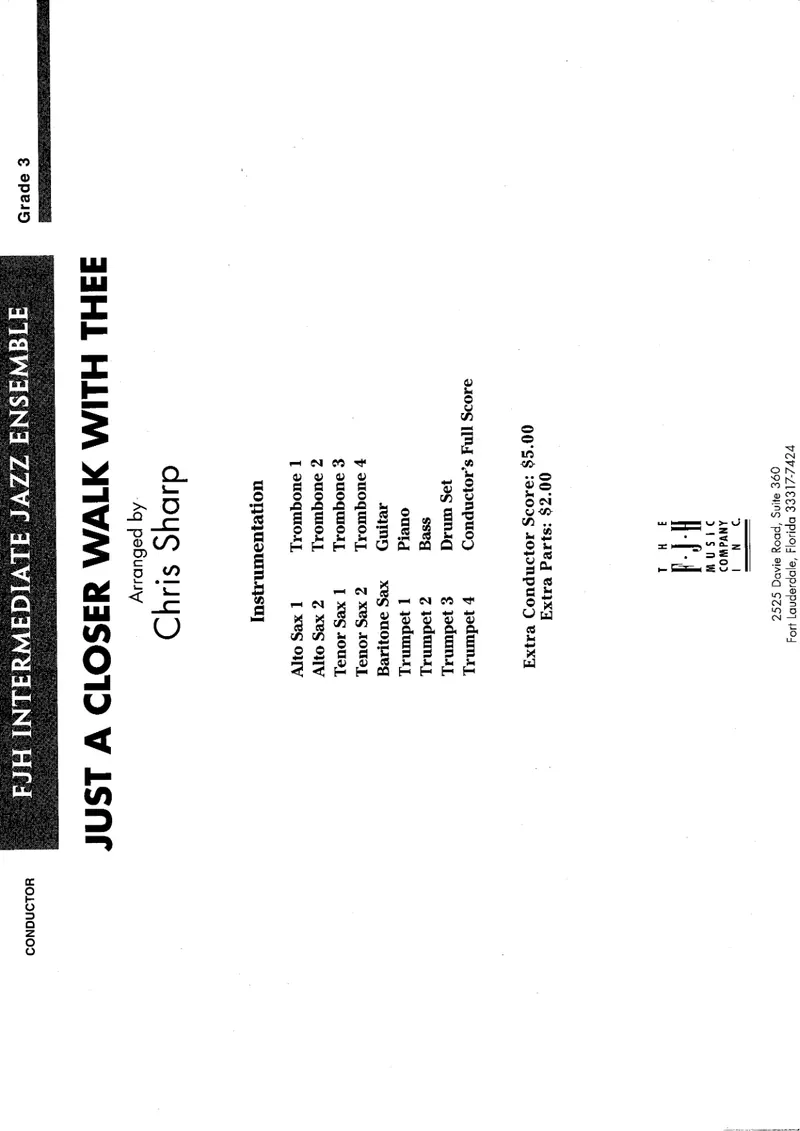 Just A Closer Walk With Thee preview page 1